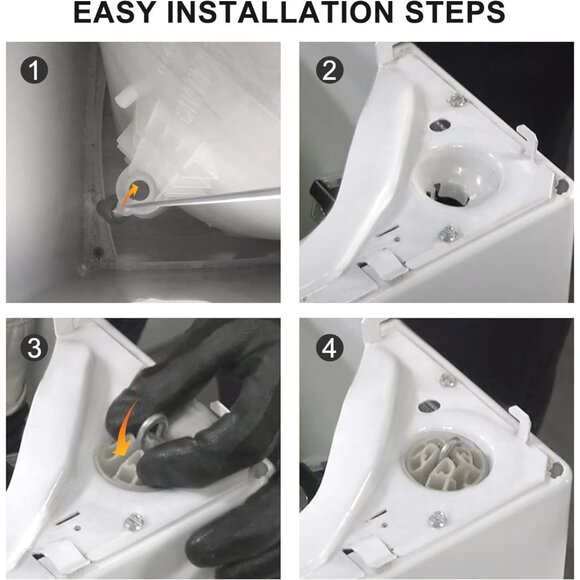 W11130362 Washer Suspension Rod Kit | For Whirlpool, Kenmore, Crosley, Maytag 23 - Picture 6 of 8